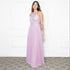 VESTIDO GOLA NADADOR DETALHES GUIPIR VESTIDO DE FESTA PETRA FINA ROSE P